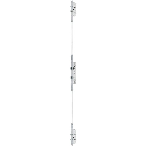 Assa Abloy – Serrure à larder 3 points TF pour profil acier – Pêne dormant demi-tour – Entraxe 92mm – Têtière 30x2,5mm – Protection anti-sciage