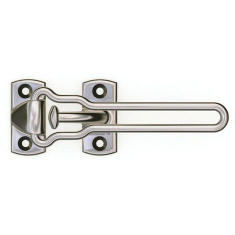 Entrebâilleur rigide de sécurité pour porte d'entrée CLASSIC - SOCONA                                Argent (1/5)