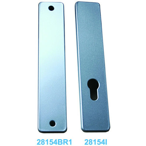 Plaque 90 6334 Argent - ASSA ABLOY VACHETTE 220 40 Clé I