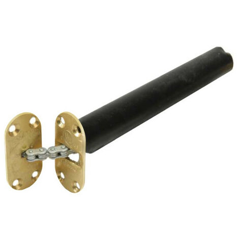 Ferme-porte à ressort noir – Force de fermeture norme 1154 – Pour portes en bois simple action – Ouverture 180° – Modèle R1 – Sevax
