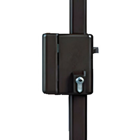 Serrure 3 points verticale à tirage pour cylindre européen SL8873 - ASSA ABLOY VACHETTE Marron Gauche (1/5)