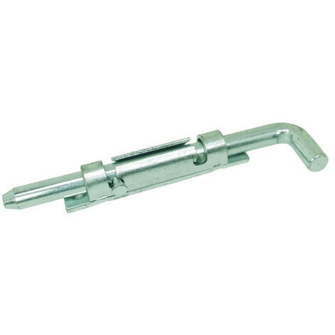 Verrou rond pour portail 16 mm – Acier galvanisé – Fixation à visser – Pour sécuriser accès extérieur – Ibfm