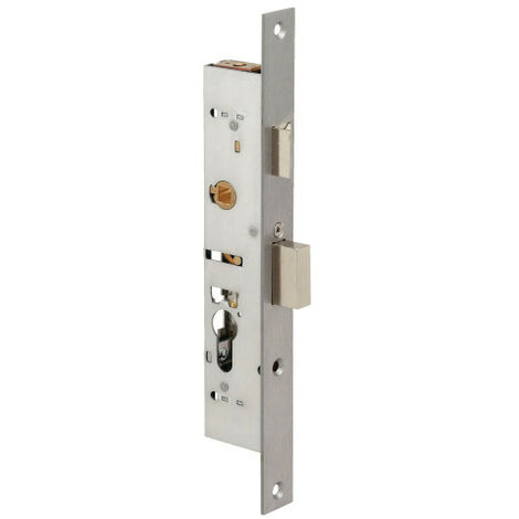 Serrure multipoint encastrée 3 points – Pêne dormant 1/2 tour – Entraxe 70 mm – Coffre 39,8 x 200 mm – Axe 22 mm – F136404000 – Metalux Sas