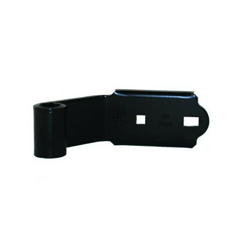 Torbel – Col de penture 35 mm en acier noir – Finition cataphorèse – Pour volets doubles – Fixation carrée Ø 7,5 mm