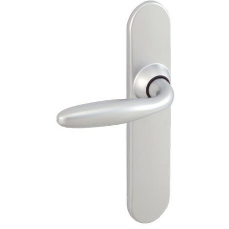 Ensemble de poignées de porte OPERA Chromé velours - ASSA ABLOY BEZAULT 70 Clé L (1/4)