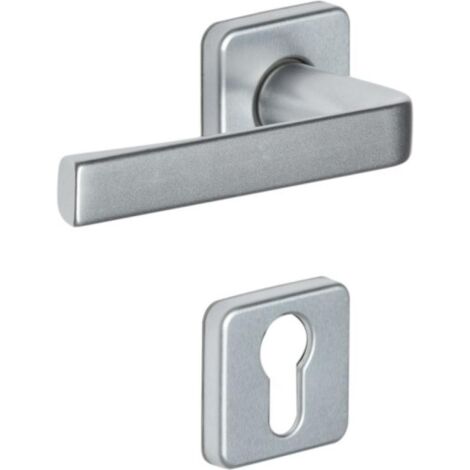 Ensemble de poignées de porte sur rosace KAZA - ASSA ABLOY BEZAULT (1/4)