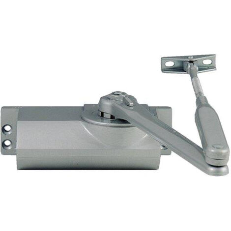 Dormakaba – Ferme-porte force 4 avec bras standard TS 59 – Finition argent – Vitesse de fermeture réglable – Pour portes jusqu'à 1250 mm