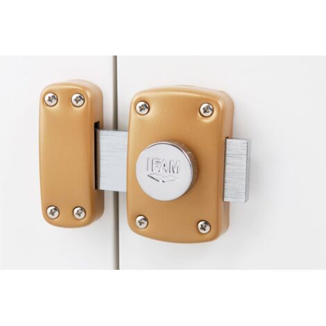 Verrou bouton / cylindre 45mm série B5 s'entrouvrant KA3 IFAM - 26454 (1/5)