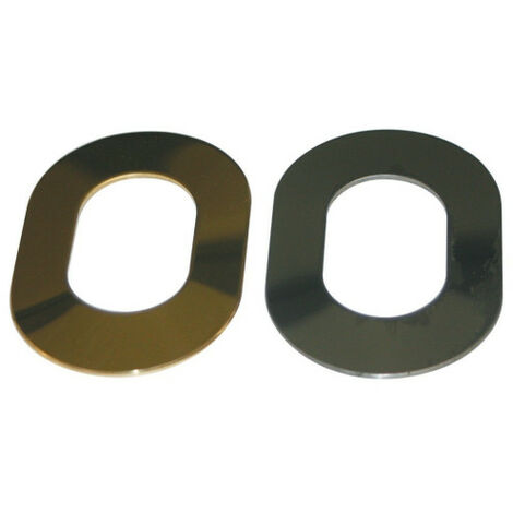Plaque ovale SG2 - DUVAL - BILCOCQ                                Argent                      0          Inox              90  60              Clé I