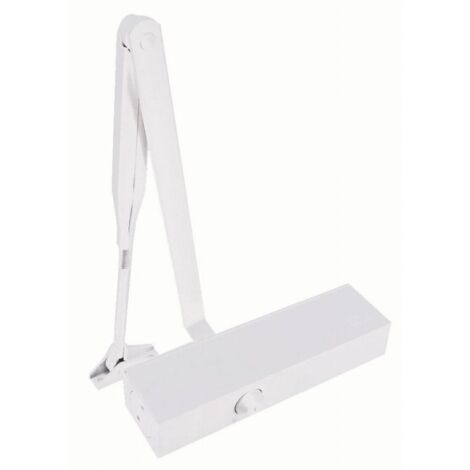 Dormakaba – Ferme-porte TS PROFIL – freinage à l'ouverture réglable – force 2/4 – conforme norme EN1154 – bras standard – blanc