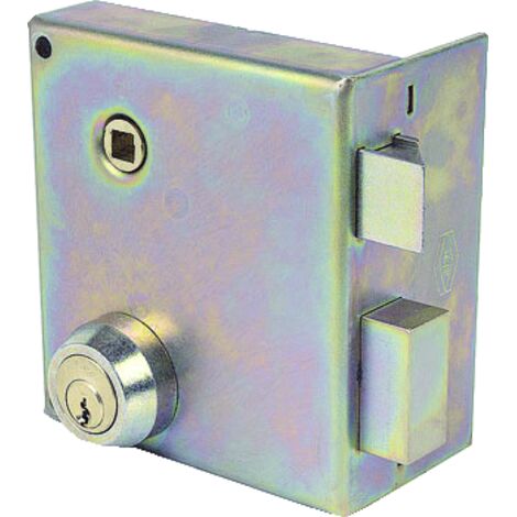JPM – Serrure multipoint en applique VEGA extra renforcée – Cylindre laiton 5 goupilles – Sens de pose droite – Coffre zingué – 3 clés