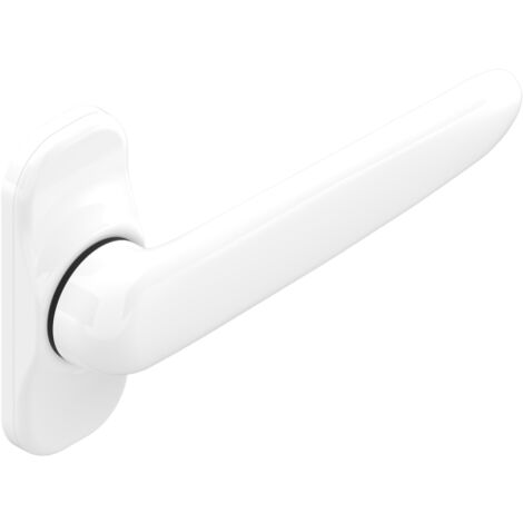 La Croisee Ds – Béquille simple à saillie réduite – Aluminium moulé – Rosace cache-vis à maintien de position – Carré 8mm – Double entraxe 50mm et 43mm