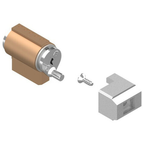La Croisee Ds – Barillet pour profil 31 à 35 mm 9433 – Fermetures encastrées série 6790 – Double fermeture – Livré avec 3 clés et vis 3x8 mm