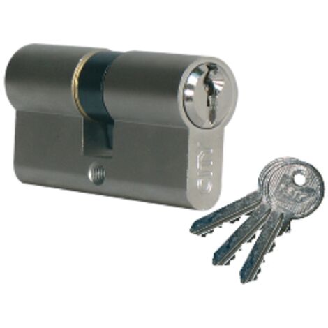 Cylindre à bouton 5G CITY sur numéro KCF001921 nickelé - ISEO N/A 30 mm 30 mm