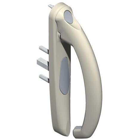 Poignée intérieure pour porte-fenêtre SEDUCTION 20° - CROISEE DS Droite                               Gris clair                                Mat                30