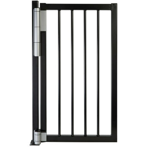 Locinox – Ferme-porte hydraulique MAMMOTH – Amortissement réglable – Pour portillons jusqu'à 150 kg – Installation rapide Quick-Fix
