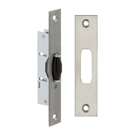 DOM – Serrure à rouleau encastrée Série 23 – Têtière inox – Rouleau en delrin réglable – Fabrication française (1/7)