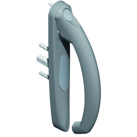 Poignée intérieure pour porte-fenêtre SEDUCTION 20° - CROISEE DS Gauche                               Gris clair                                Mat                30