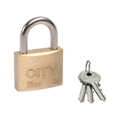 Cadenas CITY 30 mm - ISEO  S'entrouvrant (1/3)