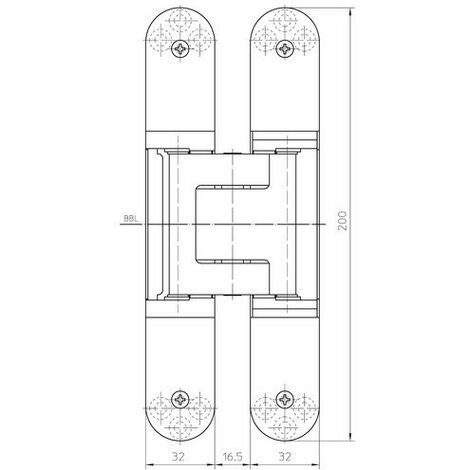 Paumelle TECTUS TE540 3D