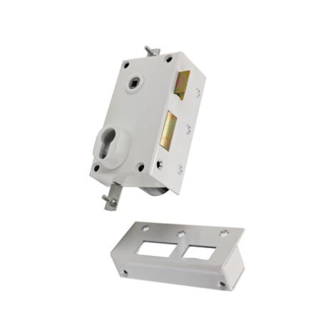 Serrure 3 points en applique série 73 standard - BRICARD Droite             50                  Blanc                      70            A Fouillot          140  80 (1/3)