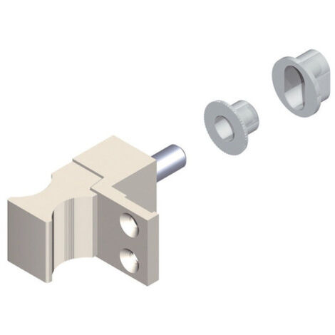 Verrou pour porte coulissante en applique - CROISEE DS                                                                Anodisé              19,5