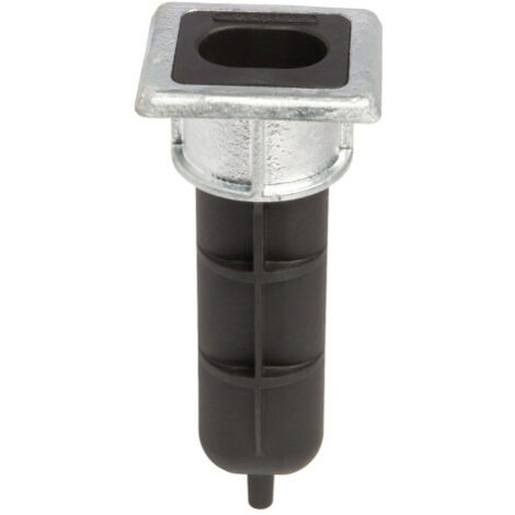 Locinox – Sabot de sol pour verrou 20mm – Base en acier galvanisé – Installation béton – Nettoyage facile avec tuyau d'arrosage