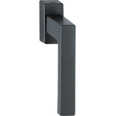 Hoppe – Béquille de fenêtre aluminium Secustik pour ouverture oscillo-battante – Crantage 90° – Capot amovible – Fixation invisible