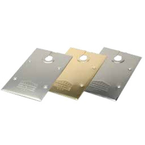 Plaque de recouvrement standard 309x180 mm SEVAX acier inox poli - WA759300