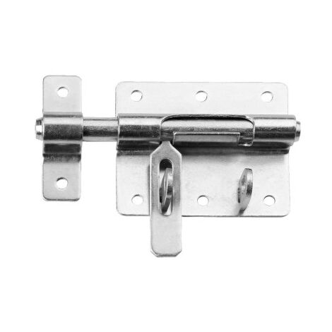 Verrou de box porte-cadenas acier zingué - BOURG INDUSTRIE Argent 10                                           10                      Zingué