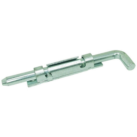 Verrou rond D.16mm en acier galvanisé – Fixation à vis ou soudure – Pour portails – Diamètre 16mm – Piastra 25mm – Ibfm