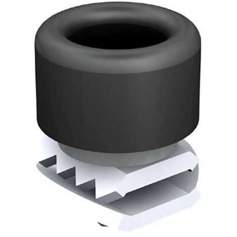 Finish – Butée d'extrémité pour rail 2525F – Dimensions 25 x 25 mm – Finition soignée pour systèmes coulissants SPORTUB – Sécurisée et durable - Rail2525
