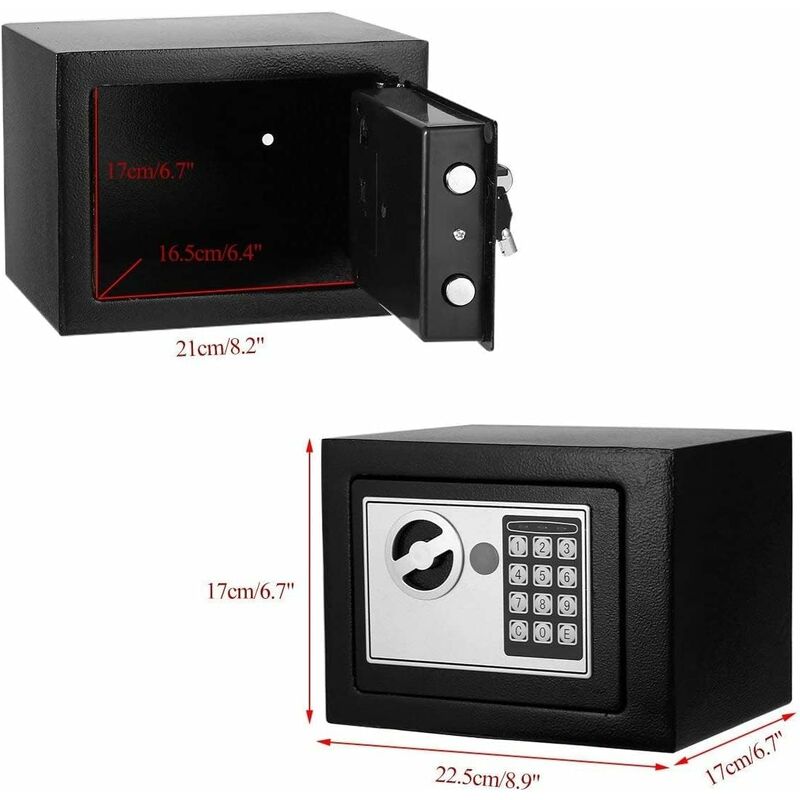 Coffre-fort sécurité secret cachette clé boîte à clé cachée argent liquide  sécurité cacher casier de stockage coffre-fort portable mini petits coffres- forts pour la maison
