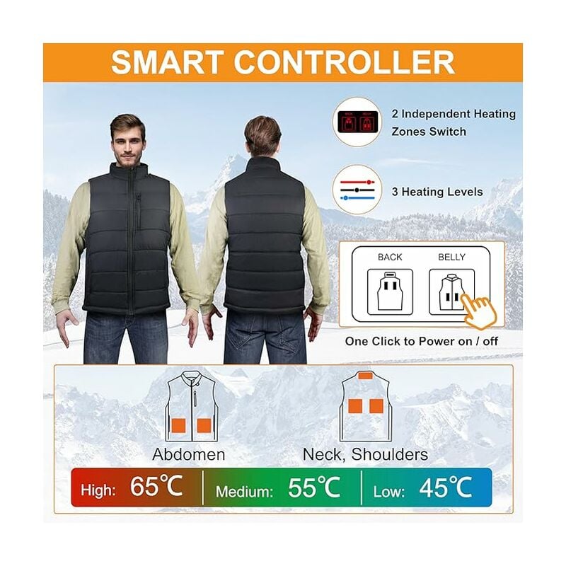 Batterie pour veste chauffante 10000mAh – Boutique N°1 de vêtement