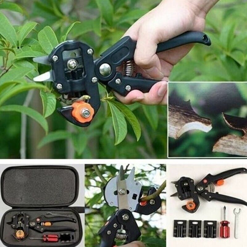 CHOYCLIT Greffoir et pince à greffer ensemble d'outils de greffe de jardin domestique sécateur professionnel 2