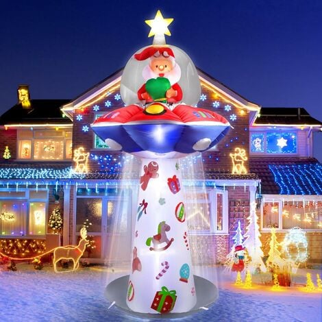 Lampe à poser,Lampe de nuit 3D en acrylique,père noël,décoration pour  chambre d'enfant,guirlande cadeau de noël - Type Santa Claus - Cdiscount  Maison