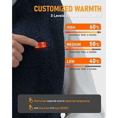 Gilet chauffant pour femme double contrôle avec 9 zones de chauffe –  Boutique N°1 de vêtement chauffant