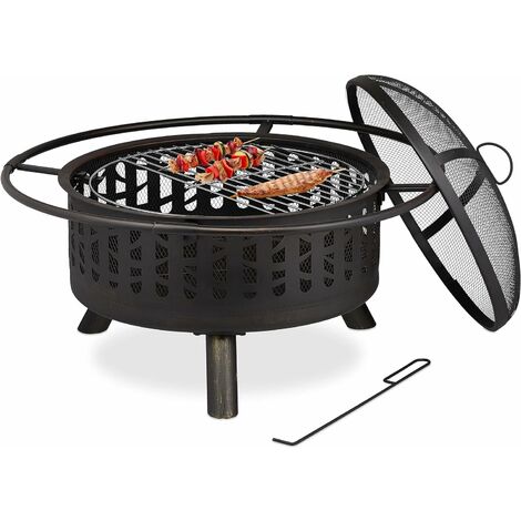 Grille de cuisson chromée pour barbecue Ø 47 cm