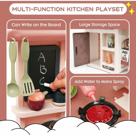 Jouet de cuisine pour enfants 13 pièces / ensemble ustensiles de cuisine  avec jeu de jouets de cuisine ensemble de jeu de simulation de cuisine