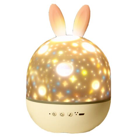 Projecteur d'étoiles,360°Rotation Musicale Veilleuse + Minuterie + Télécommande + 6 Couleurs, LED Veilleuse Ciel Etoilé Bébé pour Anniversaire, Noël ,Veilleuse Enfant Lampe Etoile Projecteur