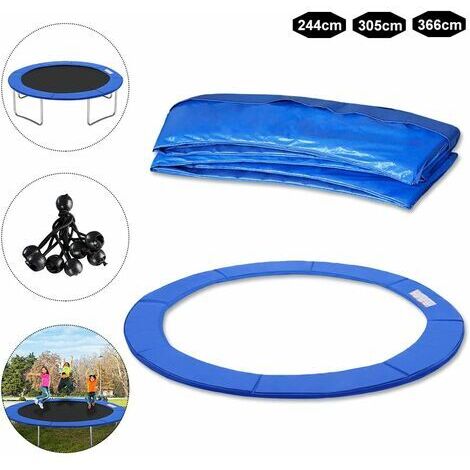 Coussin De Sécurité PE Vert De Trampoline Rond De 3,05 M