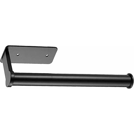 Porte-rouleau De Cuisine En Bois De Bambou - Support Pour Essuie-tout Et Film étirable - Pieds Antidérapants - 28,5 X 11,5 Cm