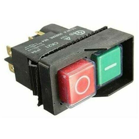 Sunature Interrupteur Électromagnétique Tactile ON-OFF IP54 240V Pour Bétonnière