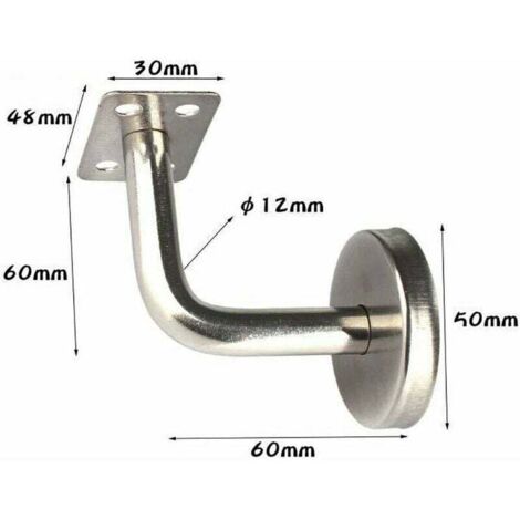 CHOYCLIT Support de main courante,Lot de 4 supports de main courante en ...