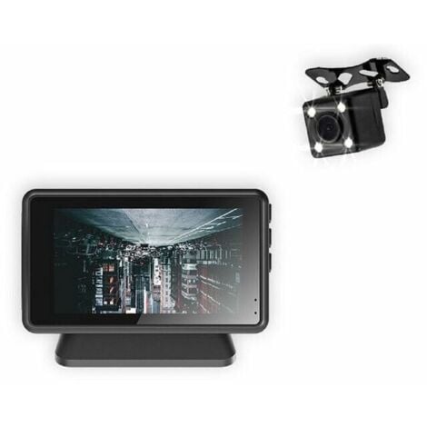 CHOYCLIT Caméra de surveillance interieur / exterieur,Caméra de voiture Dashcam avant et arrière, Full HD, grand angle 140°，avant + intérieur, 1pc.