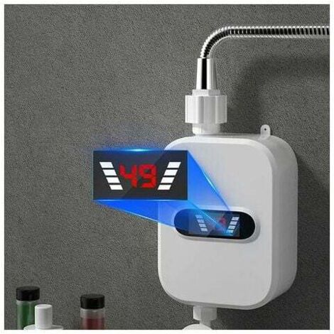Tbest Chauffe-eau intelligent Mini chauffe-eau électrique domestique