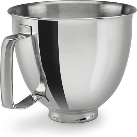 Bol Mélangeur En Acier Inoxydable 2,5 L (2500 Ml) - Argent - Pour Pâtisserie, Cuisine, Service - Léger Et Résistant