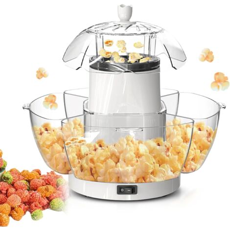 Machine à Popcorn Reemix - 1200W - Sans Huile - Popcorn Santé En 3 Min - Air Chaud - Rouge