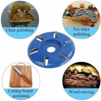 Disque Sculpture Bois Pour Meuleuse - 6 Dents, Acier Allié