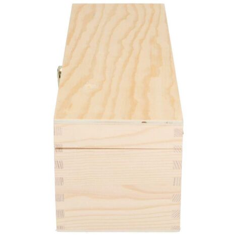 Cassetta Portabottiglie X Bianco/Naturale – 50x40x27 Cm, Scaffale Con Scomparto A X Per Bottiglie E Riviste, Arredamento Casa